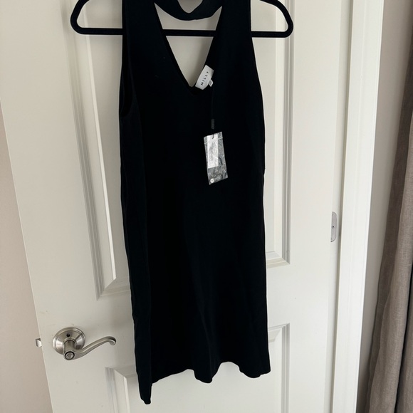 NWT Milly Italian Structured Shift Black Mini Dress | M - Picture 7 of 9